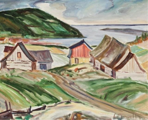 Vue sur Baie St. Paul by Louis Tremblay
