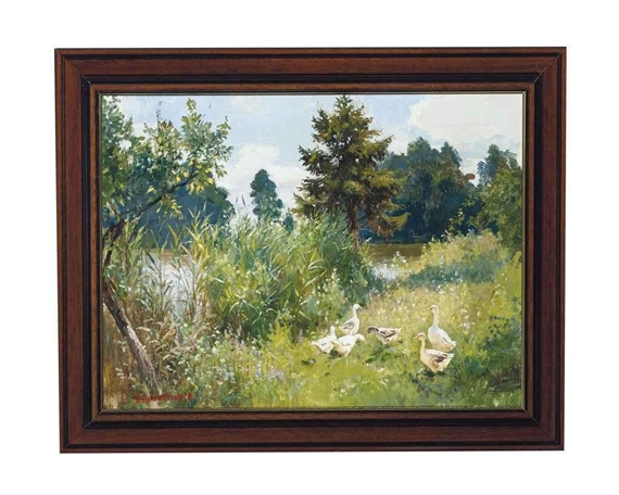 Geese by Vitaly Baranenko