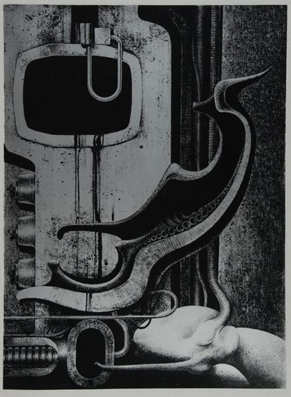 H. R. Giger | Sheet from Biomechanoiden (1969) | MutualArt