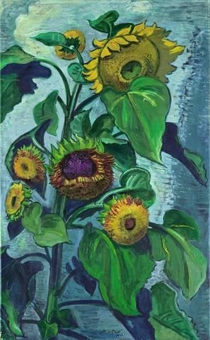 SONNENBLUMEN by Max Pechstein, 1931