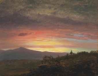 Twilight, Mount Ktaadn by Frederic Edwin Church, 1858-1960