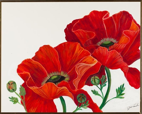 Red Poppies by Jill Troutman, 1996