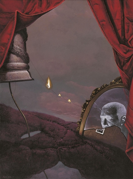 Red Curtain by Kuo Wei-Kuo, 2002