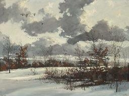 FIRST SNOW by Eric Sloane