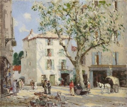 "THE MARKET SQUARE" by William Lee-Hankey