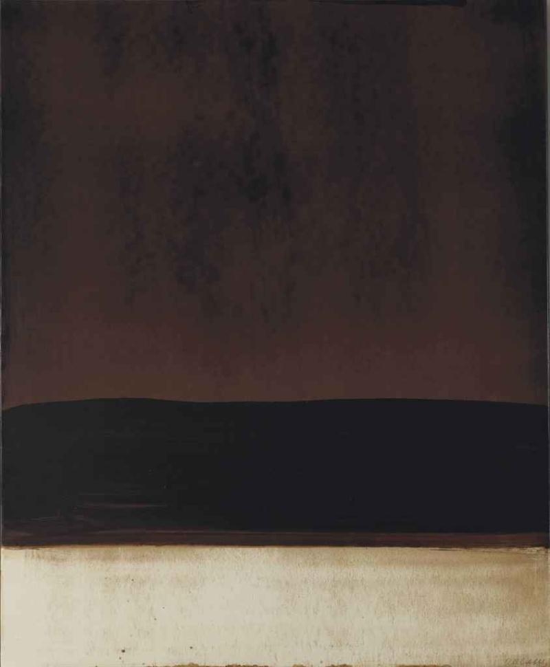 Pierre Soulages | Brou de noix 75 x 53.5 cm (2003) | MutualArt