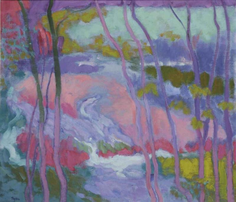 Michael Ryan | Purple landscape | MutualArt
