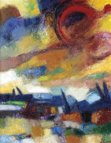 Landscape by Engelbert L'Hoëst