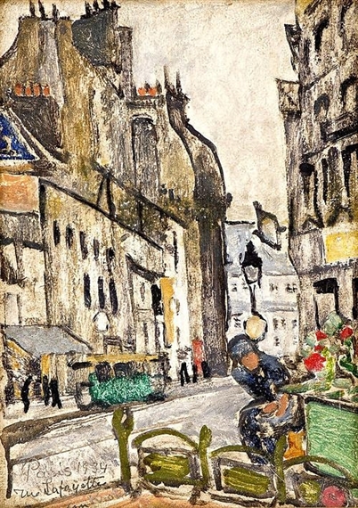 Rue Lafayette, Paris by Xan Krohn