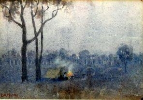 By the Campfire, Dusk - E. A. Hume