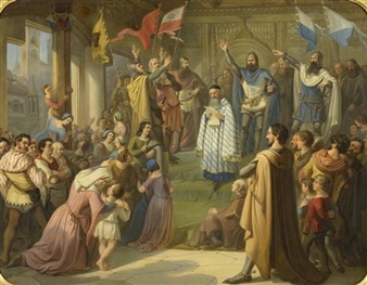 The oath of the Cantons - Anton Bütler