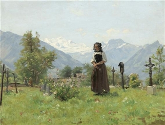 Prayer in the mountains - François Furet