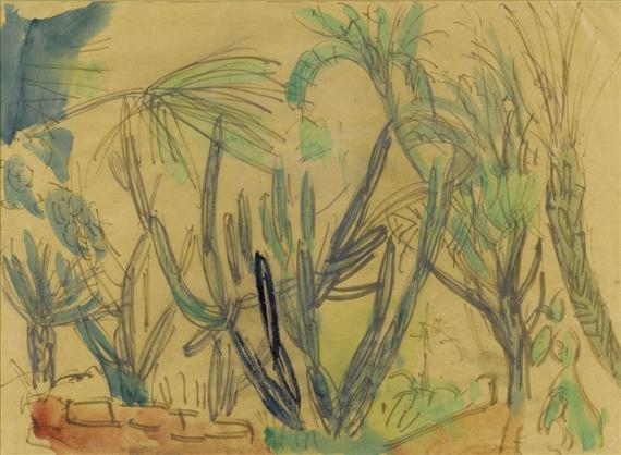 In the garden by Carl Walter Liner, 1948