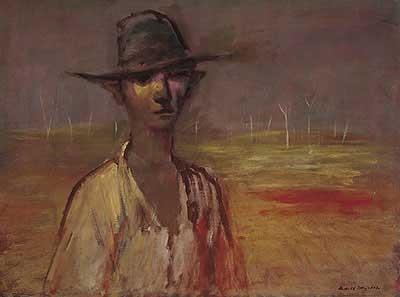 The Young Ringer by Russell Drysdale, 1957