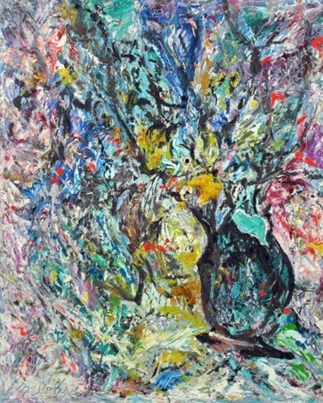 Floral Composition #1 by Charles Melohs, 1963