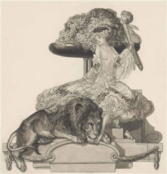 Beauty and the Beast - Franz von Bayros