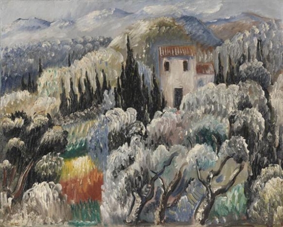 Spätnachmittag (Haus im Olivenhain) by Paul Kleinschmidt, 1939