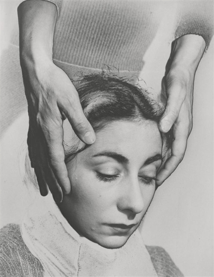 SOLARIZED PORTRAIT OF FRANCESCA MASCLET by Daniel Masclet, 1930