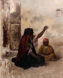 La fileuse by Gustave Nicolas Pinel