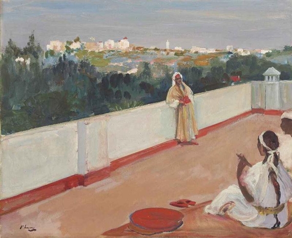 Evening on the House Top, Tangier by John Lavery, 1920