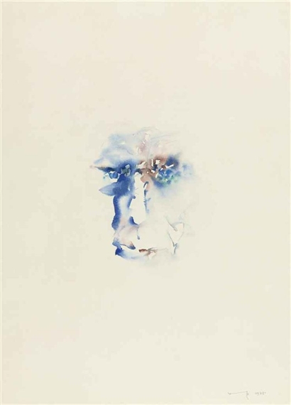 Louis Le Brocquy | Portrait of Samuel Beckett (1985) | MutualArt