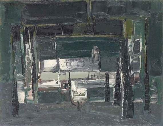 Paul Feiler | Outside Siena (1953) | MutualArt