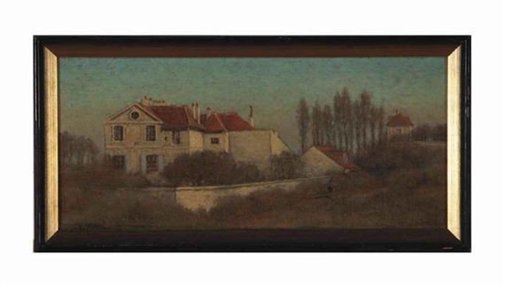 Untitled (House among trees)