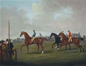 At the start, Newmarket - John Francis Sartorius