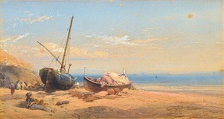 Artwork by Lev Felixovich Lagorio, MOTIF FROM ITALY, Made of Watercolor