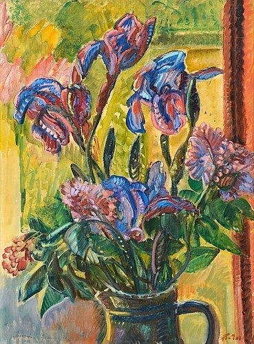 STILL LIFE WITH FLOWERS by Nikolai Alexandrovich Tarkhoff