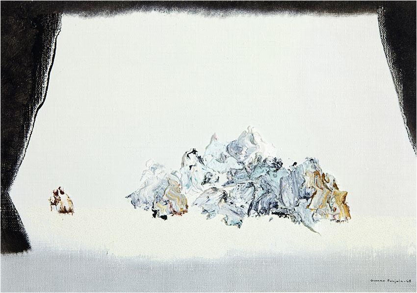 Artwork by Gunnar Pohjola, Dreamers, Made of oil on canvas