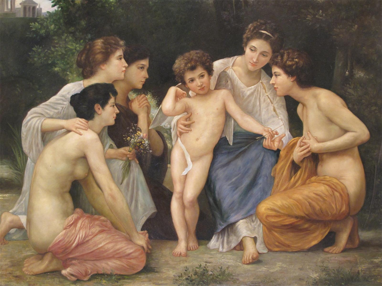 L'Admiration by William Adolphe Bouguereau, 1897