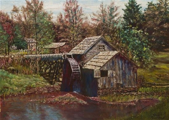 Old Watermill by Eric Sloane