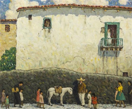 Artwork by Will Howe Foote, Any Day in Mexico, Made of oil on canvas