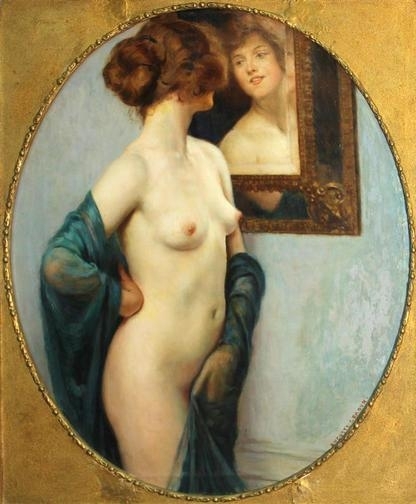 The looking glass by Jules Marie Auguste Leroux