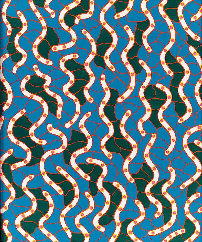 Yayoi Kusama Waves on the Hudson River (1988) MutualArt