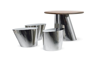 4 Works: Ji-CT04 Garden Table & Stools - Ming Hop Wen Ji