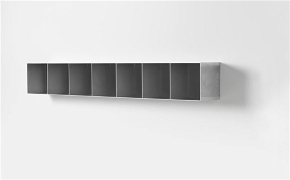 ‘Kast Zeven Vakken’ wall-mounted bookcase by Maarten van Severen, 1990