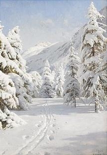 Winter Landscape by Peder Mork Monsted