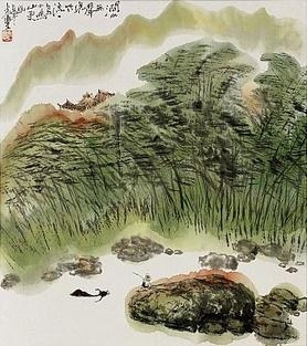 Landscape in Green - Liu Guangxia