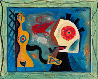 Composition with figures - Fabrice Hünd