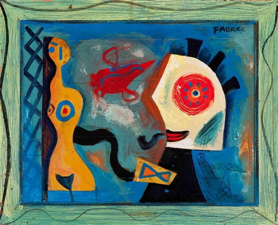 Composition with figures - Fabrice Hünd