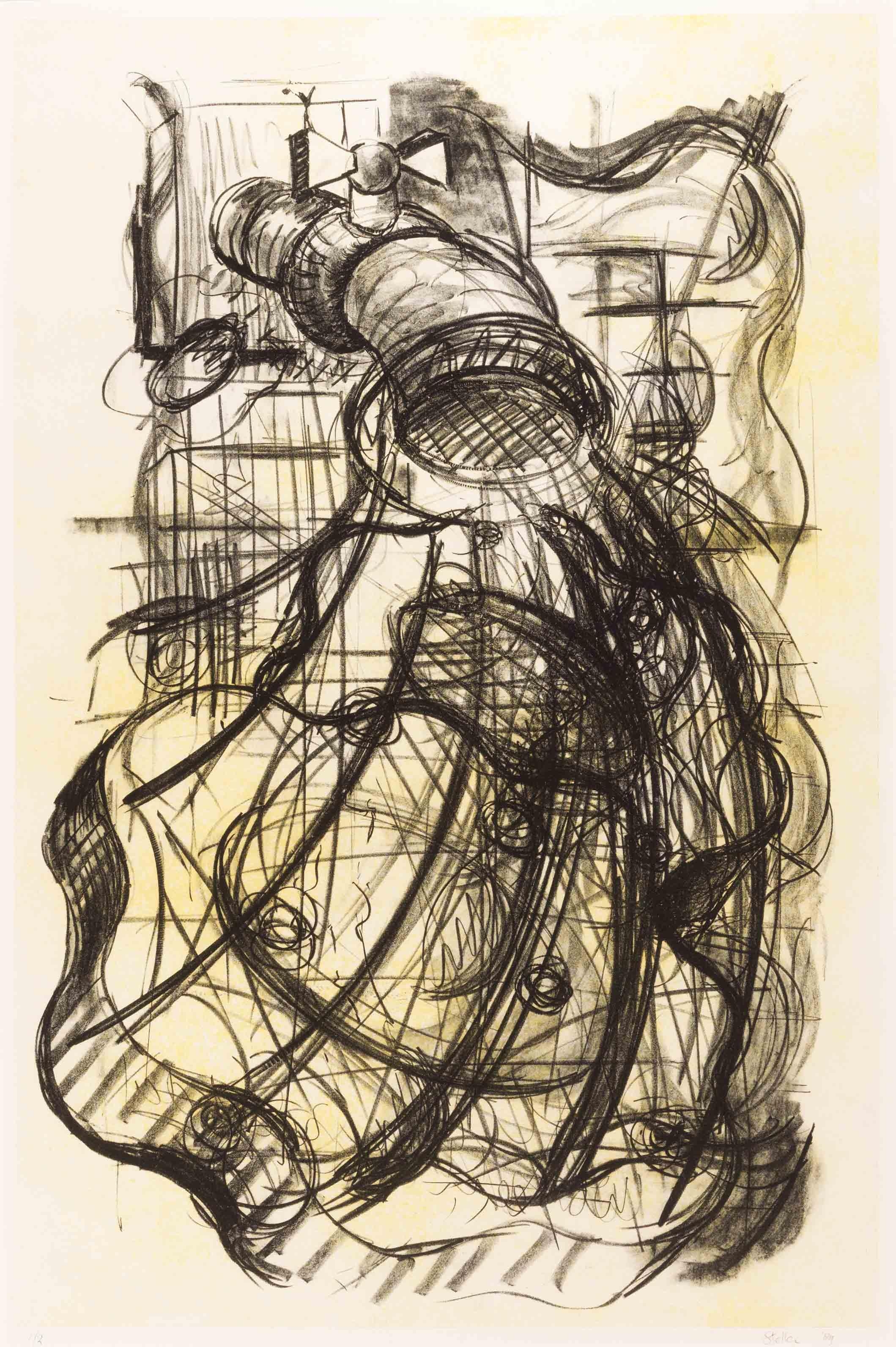 Artwork by Stella Veldkamp, Composition, Made of Colour lithograph