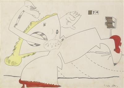 Untitled by Valerio Adami, 1964