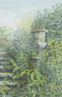 A FORGOTTEN CORNER OF THE GARDEN [BANTRY HOUSE, CORK] - Jane de Vries