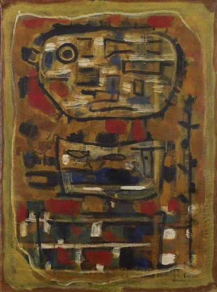 COMPOSITION by Roger Bissière, 1953