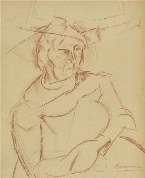 The Mother by Umberto Boccioni, 1912/1913