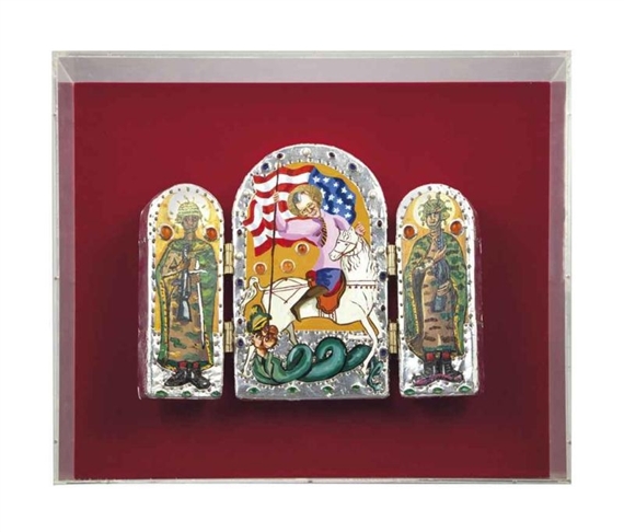 Bush and The Dragon by Red Grooms, 1990