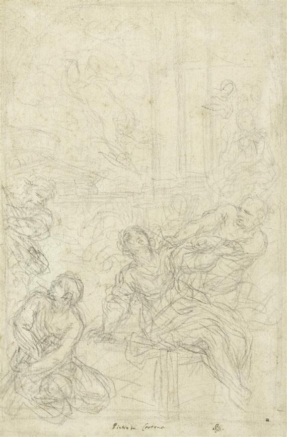 Martyrdom of a saint by Pietro da Cortona