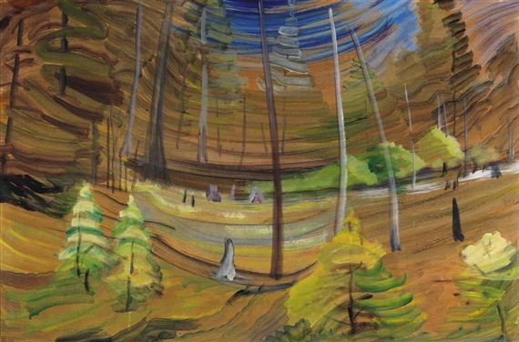 Spring in the Woods by Emily Carr, circa 1935